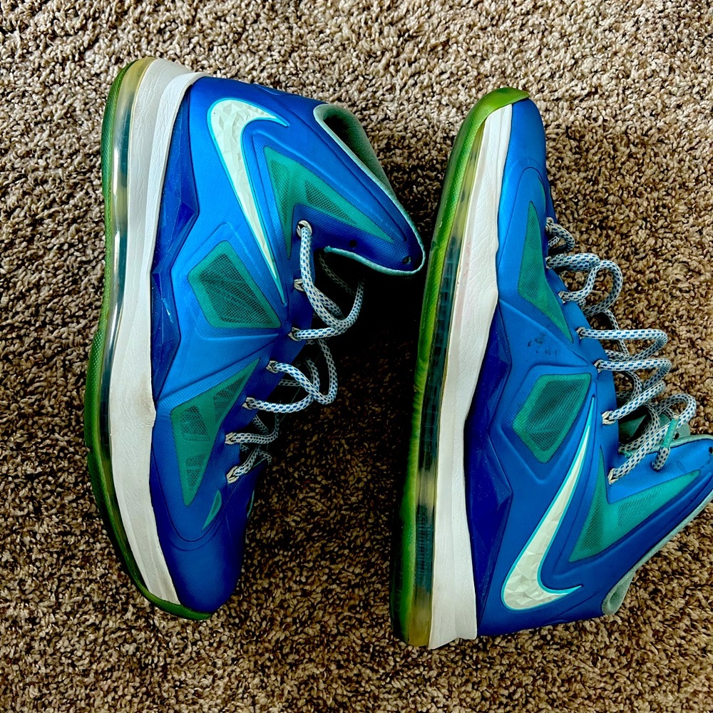 LeBron X Blue Diamond
